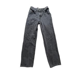 Levi’s Women’s 94 Baggy Jeans Sz 26 Black Denim Thick Rugged 90s Streetwear GUC